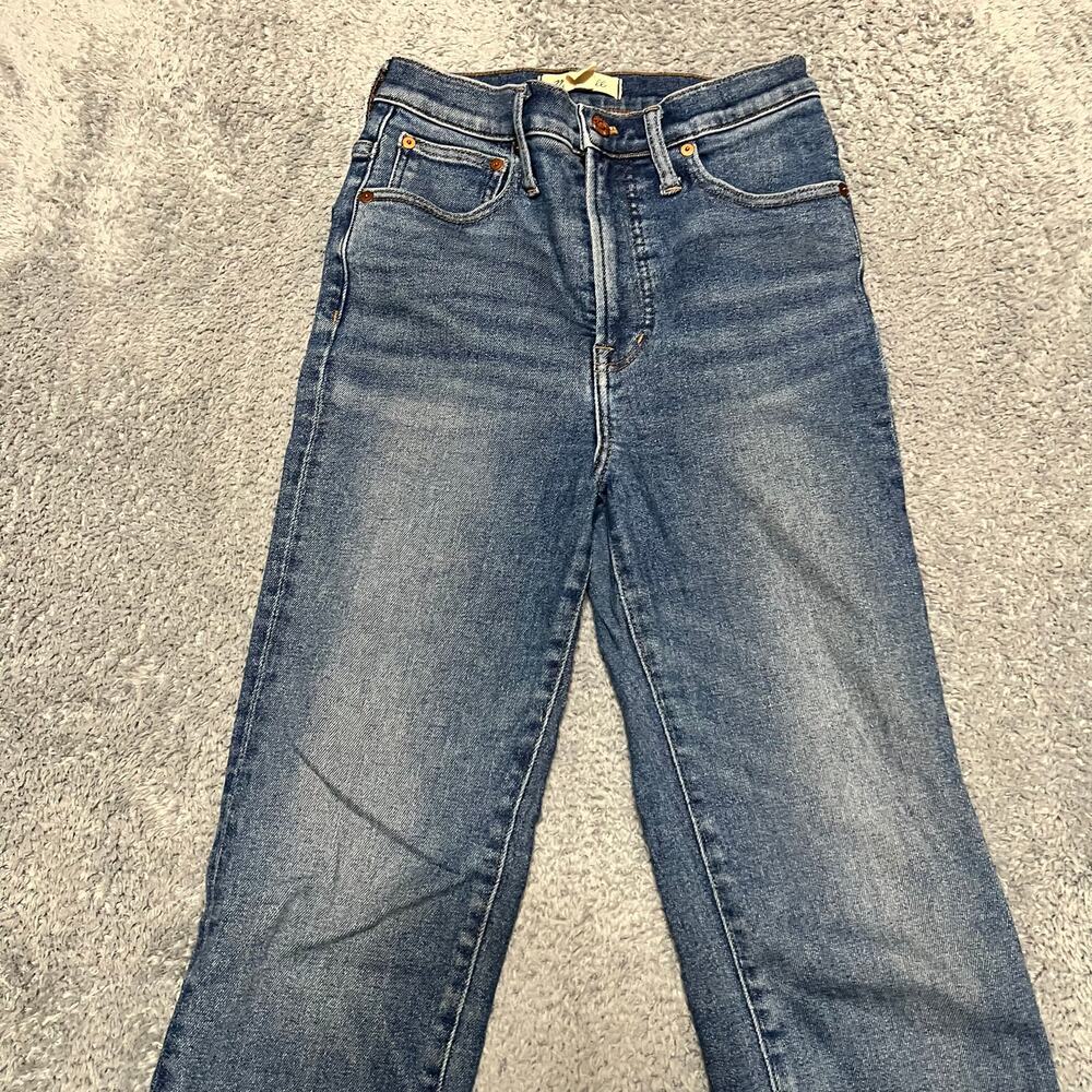 Madewell Jeans Womens 26 Perfect Vintage Blue Denim Pants High Rise - Picture 3 of 11